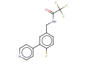 2,2,2,-Trifluoro-N-[4-fluoro-3-(pyridin-4-yl)benzyl]acetamide