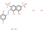 3-(5-CHLORO-2-HYDROXYPHENYLAZO)-4,5-DIHYDROXY-2,7-NAPHTHALENE DISULFONIC ACID, DISODIUM SALT DIHYDRATE