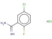 5-<span class='lighter'>CHLORO-2-FLUORO</span>-BENZAMIDINE HYDROCHLORIDE
