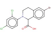 6-BROMO-2-(2,4-<span class='lighter'>DICHLORO</span>-PHENYL)-1,2,3,4-TETRAHYDRO-ISOQUINOLINE-1-<span class='lighter'>CARBOXYLIC</span> ACID