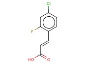 4-Chloro-2-fluorocinnamic acid