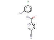 N-(2-AMINO-4-CHLOROPHENYL)-5-<span class='lighter'>CYANOPYRIDINE</span>-2-CARBOXAMIDE