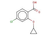 4-<span class='lighter'>CHLORO</span>-2-CYCLOPROPOXYBENZOIC ACID