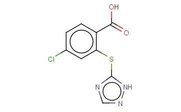 4-CHLORO-2-(1H-1,2,4-TRIAZOL-5-YLSULFANYL)BENZOIC ACID
