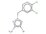 1-[(3,4-DICHLOROPHENYL)METHYL]-4-<span class='lighter'>BROMOPYRAZOLE</span>-3-YLAMINE