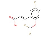 2-(DIFLUOROMETHOXY)-5-<span class='lighter'>FLUOROCINNAMIC</span> ACID