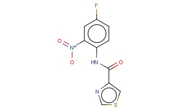 N-(4-FLUORO-2-NITROPHENYL)-1,3-THIAZOLE-4-CARBOXAMIDE