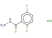 BENZENECARBOTHIOIC ACID, 2,5-DIFLUORO-, HYDRAZIDE, HYDROCHLORIDE (1:1)