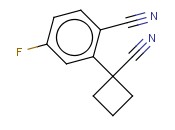 2-(1-CYANOCYCLOBUTYL)-<span class='lighter'>4-FLUOROBENZONITRILE</span>