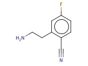 2-(2-AMINOETHYL)-<span class='lighter'>4-FLUOROBENZONITRILE</span>