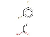 2,4-二氟<span class='lighter'>肉桂酸</span>
