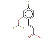 2-(DIFLUOROMETHOXY)-<span class='lighter'>4-FLUOROCINNAMIC</span> ACID