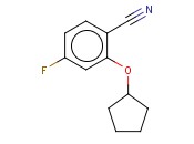 2-(CYCLOPENTYLOXY)-<span class='lighter'>4-FLUOROBENZONITRILE</span>