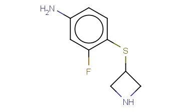4-(AZETIDIN-3-YLSULFANYL)-3-FLUOROANILINE