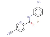 N-(5-AMINO-2-FLUOROPHENYL)-5-<span class='lighter'>CYANOPYRIDINE</span>-2-CARBOXAMIDE