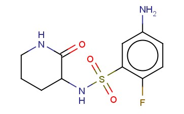 5-AMINO-2-FLUORO-N-(2-OXOPIPERIDIN-3-YL)BENZENE-1-SULFONAMIDE
