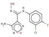 (Z)-4-AMINO-N-(3-CHLORO-4-FLUOROPHENYL)-N'-HYDROXY-1,2,5-OXADIAZOLE-3-CARBOXIMIDAMIDE