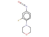MORPHOLINE, 4-(2-FLUORO-4-ISOCYANATOPHENYL)-