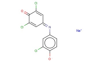 <span class='lighter'>SODIUM-2</span> <span class='lighter'>6-DICHLOROBENZENONEINDO-3Y-CHLOROPHENOL</span>