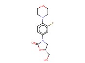 (5R)-3-(3-<span class='lighter'>FLUORO</span>-4-(4-MORPHOLINYL)PHENYL)-5-<span class='lighter'>HYDROXYMETHYL</span>-2-OXAZOLIDIONE