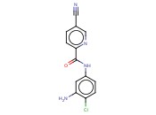 N-(3-AMINO-4-CHLOROPHENYL)-5-<span class='lighter'>CYANOPYRIDINE</span>-2-CARBOXAMIDE