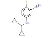 5-[(DICYCLOPROPYLMETHYL)AMINO]-<span class='lighter'>2-FLUOROBENZONITRILE</span>
