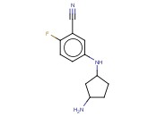 5-[(3-AMINOCYCLOPENTYL)AMINO]-<span class='lighter'>2-FLUOROBENZONITRILE</span>