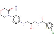 5-氯-N-[3-[[3-氰-4-(3-氧代-4-<span class='lighter'>吗</span><span class='lighter'>啉</span><span class='lighter'>基</span>)苯基]氨基]-2-羟基丙基]-2-噻吩羰酰胺