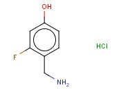 2-FLUORO-4-<span class='lighter'>HYDROXYBENZYLAMINE</span> HYDROCHLORIDE