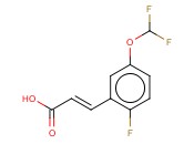5-(DIFLUOROMETHOXY)-2-<span class='lighter'>FLUOROCINNAMIC</span> ACID