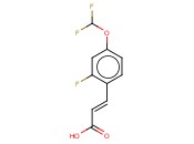 4-(DIFLUOROMETHOXY)-2-<span class='lighter'>FLUOROCINNAMIC</span> ACID