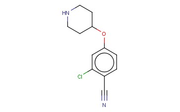 2-氯-4-(4-哌啶氧基)<span class='lighter'>苯</span><span class='lighter'>甲</span><span class='lighter'>腈</span>