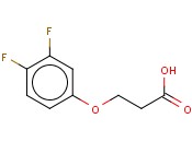 3-(<span class='lighter'>3,4</span>-DIFLUOROPHENOXY)<span class='lighter'>PROPANOIC</span> ACID