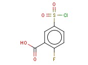 5-(Chlorosulfonyl)-<span class='lighter'>2-fluorobenzoic</span> acid