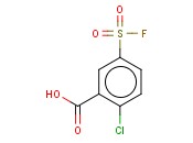 2-<span class='lighter'>氯</span>-5-(<span class='lighter'>氟</span>磺酰基)<span class='lighter'>苯甲酸</span>