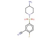 5-(4-AMINOPIPERIDINE-1-SULFONYL)-<span class='lighter'>2-FLUOROBENZONITRILE</span>