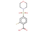 2-FLUORO-4-(MORPHOLIN-4-YLSULFONYL)BENZOIC ACID