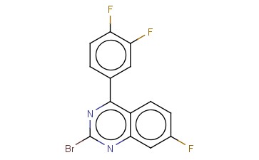 4-(3,4-DIFLUOROPHENYL)-2-BROMO-7-FLUOROQUINAZOLINE