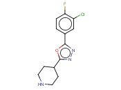 4-[5-(3-CHLORO-4-FLUOROPHENYL)-1,3,4-OXADIAZOL-2-YL]PIPERIDINE