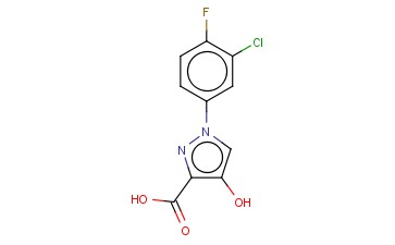 1-(3-CHLORO-4-FLUOROPHENYL)-4-HYDROXY-1H-PYRAZOLE-3-CARBOXYLIC ACID