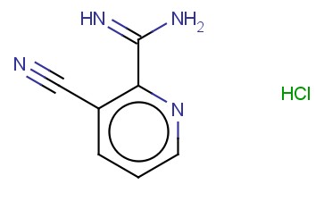3-<span class='lighter'>CYANOPYRIDINE</span>-2-CARBOXIMIDAMIDE HYDROCHLORIDE