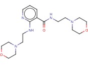 N-(2-MORPHOLIN-4-YL-ETHYL)-2-(2-MORPHOLIN-4-YL-ETHYLAMINO)-NICOTINAMIDE