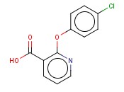 2-(4-氯苯氧基)<span class='lighter'>烟酸</span>