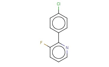 2-(4-CHLOROPHENYL)-<span class='lighter'>3-FLUOROPYRIDINE</span>