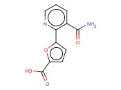 5-[3-(AMINOCARBONYL)-2-PYRIDINYL]-<span class='lighter'>2-FUROIC</span> ACID