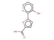 5-(3-HYDROXY-2-PYRIDINYL)-<span class='lighter'>2-FUROIC</span> ACID
