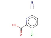 3-CHLORO-6-<span class='lighter'>CYANOPYRIDINE</span>-2-CARBOXYLIC ACID