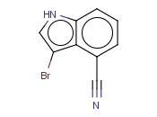 3-<span class='lighter'>BROMOINDOLE</span>-4-CARBONITRILE