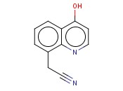 4-HYDROXYQUINOLINE-8-<span class='lighter'>ACETONITRILE</span>