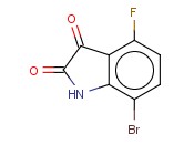 7-BROMO-4-FLUOROINDOLINE-2,<span class='lighter'>3-DIONE</span>